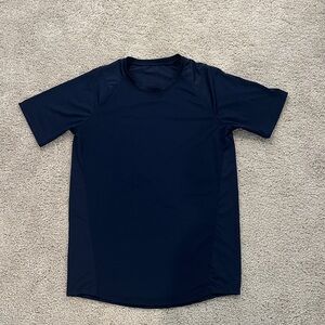 Men's Navy Short Sleeve Dry fit Tee